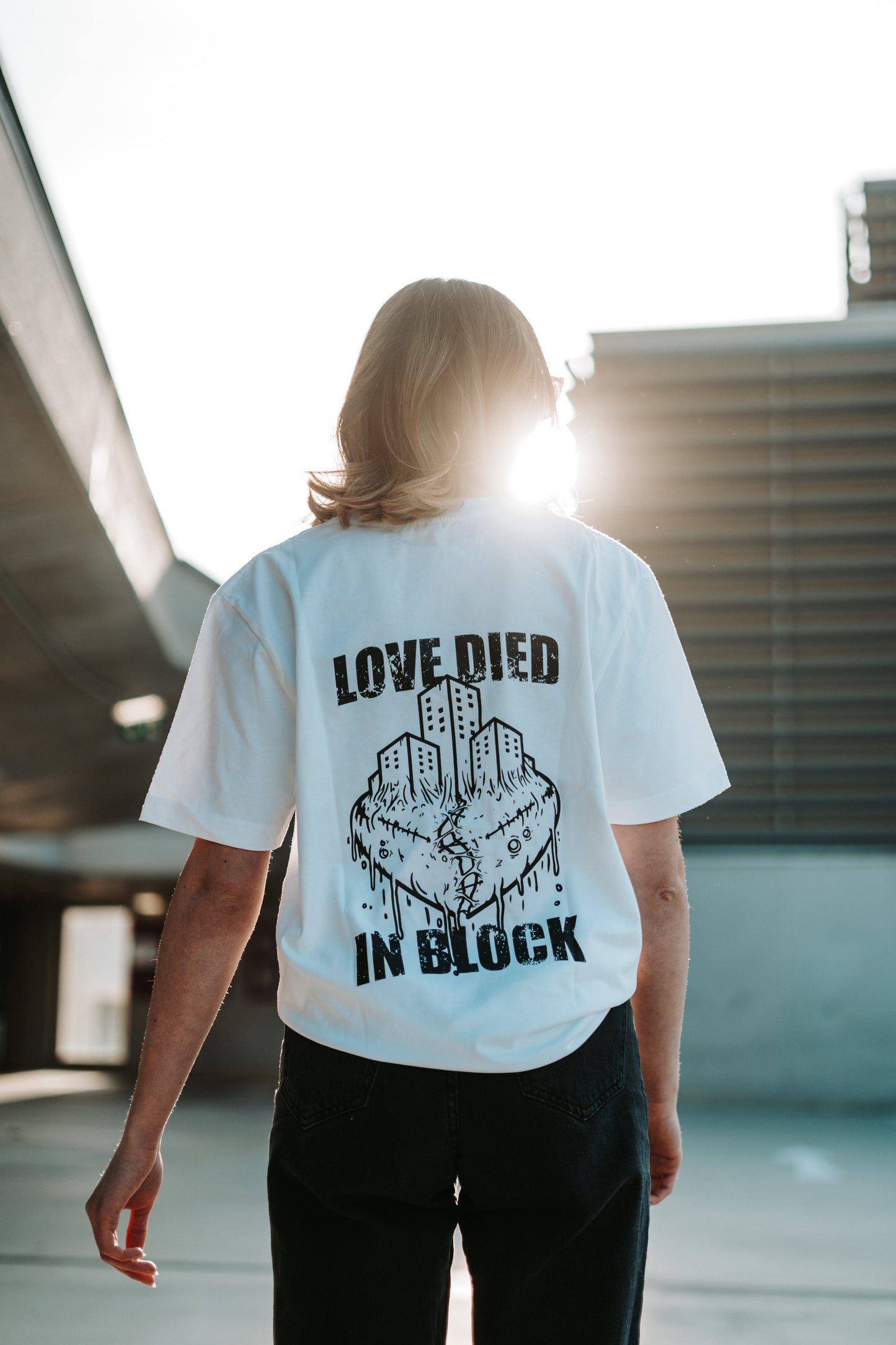 LOVEDIEDINBLOCK – Signature Tee White