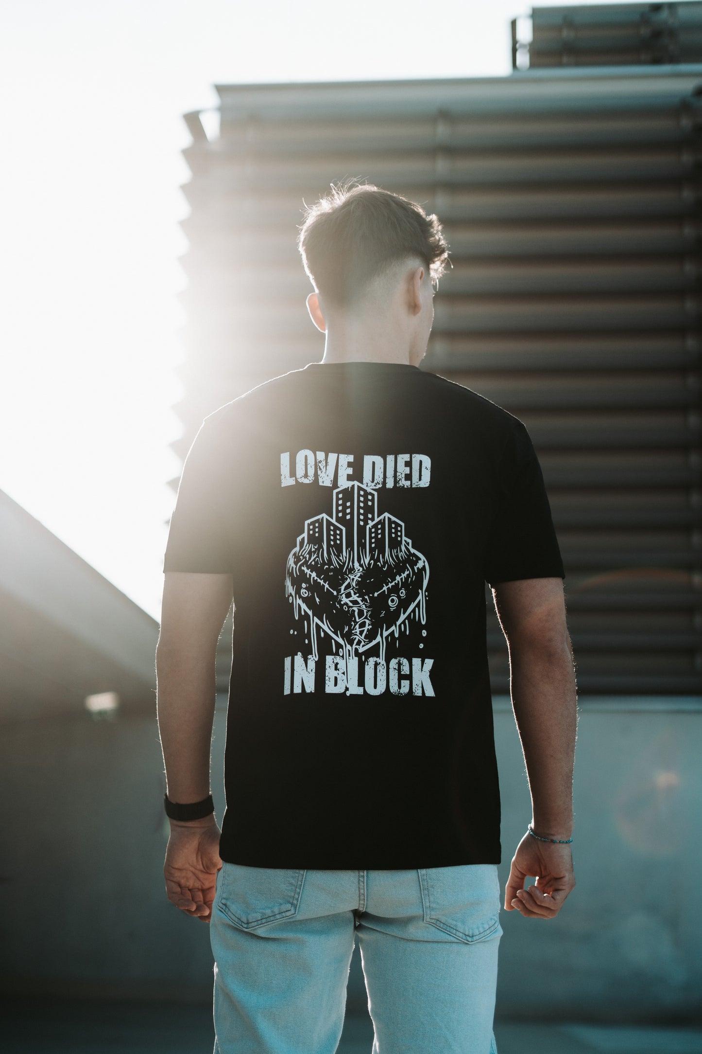 LOVEDIEDINBLOCK Signature Tee – Black